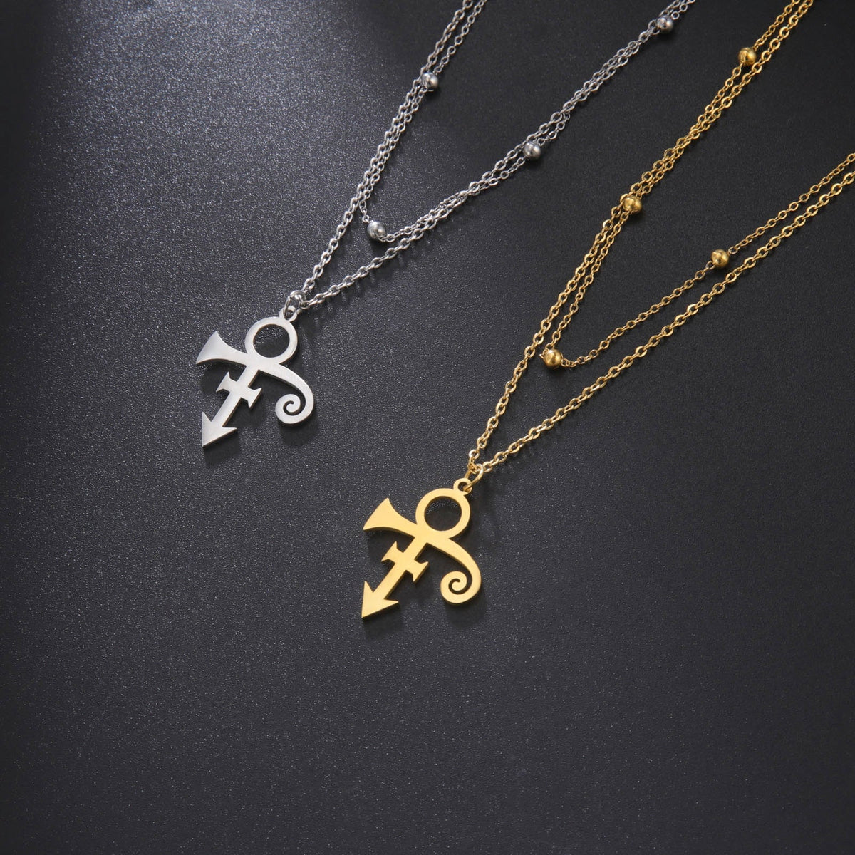 Guitar Memorial Love Symbol Pendant Necklace Le Petit Prince Necklaces - MERGE.DAY.1.FREESTYLE