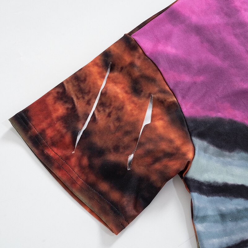Short Sleeves V Neck Graphic Print Oversize Sexy Tops T Shirts Streetwear Y2K - MERGE.DAY.1.FREESTYLE