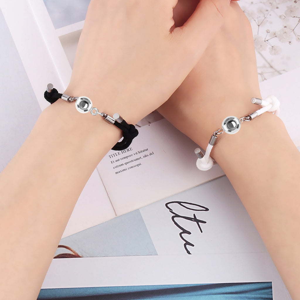 Custom Projection Braided Bracelet Personalized Photo Bracelet Custom Jewelry - MERGE.DAY.1.FREESTYLE