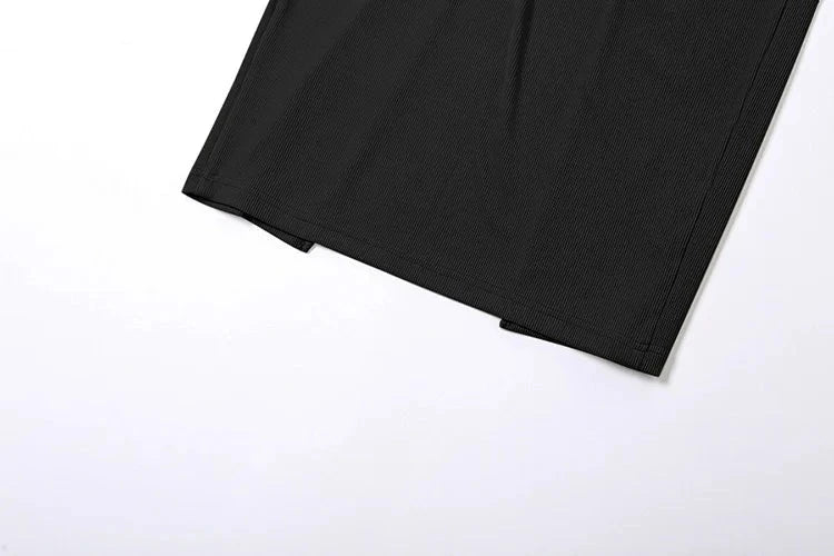 Backless Halter Evening Dress With Scarf Hollow Back Split Skinny - MERGE.DAY.1.FREESTYLE