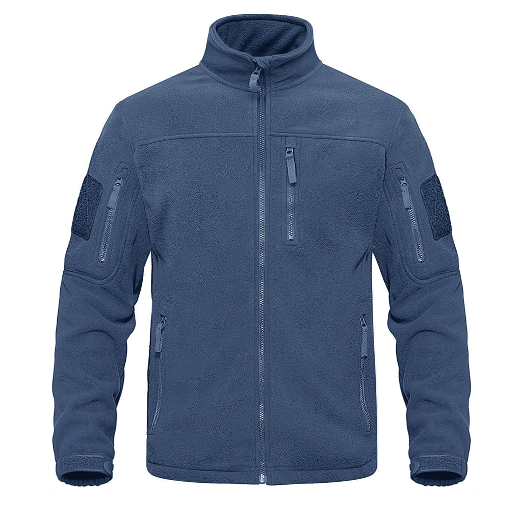 Full Zip Up Tactical Army Fleece Jacket Military Thermal Warm Outwear Windbreaker - MERGE.DAY.1.FREESTYLE