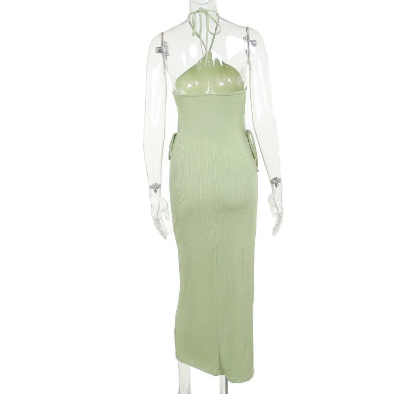 Knitted Long Sleeve Slim Mini Fairycore Slash Neck Dress - MERGE.DAY.1.FREESTYLE