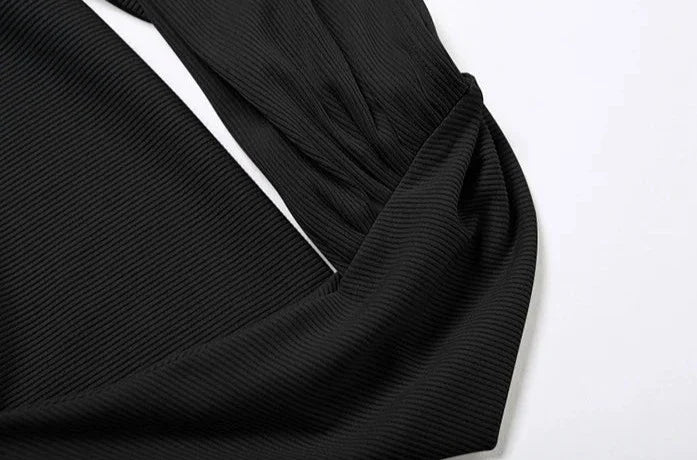 Backless Halter Evening Dress With Scarf Hollow Back Split Skinny - MERGE.DAY.1.FREESTYLE