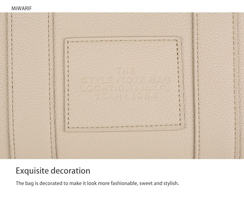 The Traveler Tote bag For Female Handbag Crossbody Leisure Large Bag PU - MERGE.DAY.1.FREESTYLE