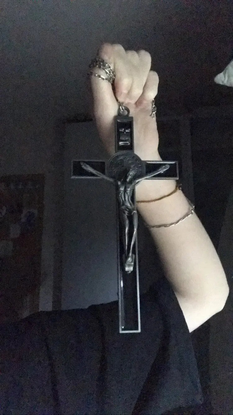 Church Relics Jesus on the Stand Cross Wall Crucifix - MERGE.DAY.1.FREESTYLE