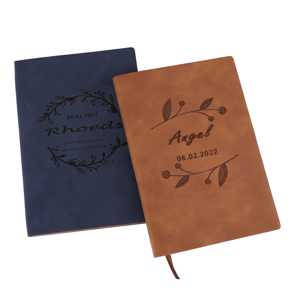 Customized DIY Leather Notebooks Soft Cover Business A5 Journals - MERGE.DAY.1.FREESTYLE