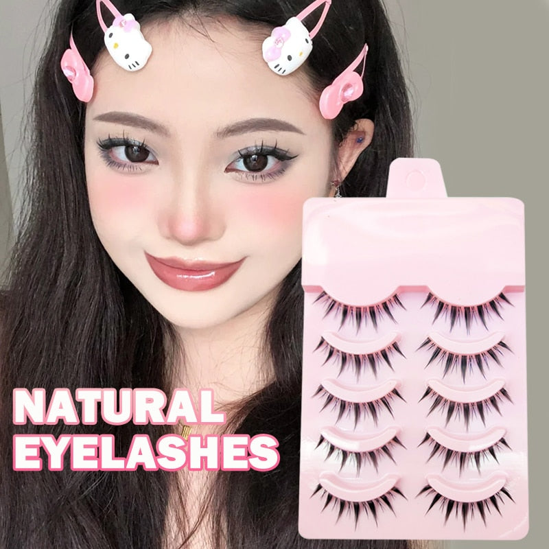 Manga Lashes Soft Natural Eyelashes Thick False Eyelashes - MERGE.DAY.1.FREESTYLE