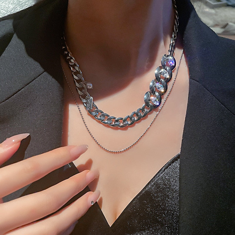 Metal Love Heart Cupid Pendants Female Clavicle Chain Light Luxury Niche Design Necklace - MERGE.DAY.1.FREESTYLE