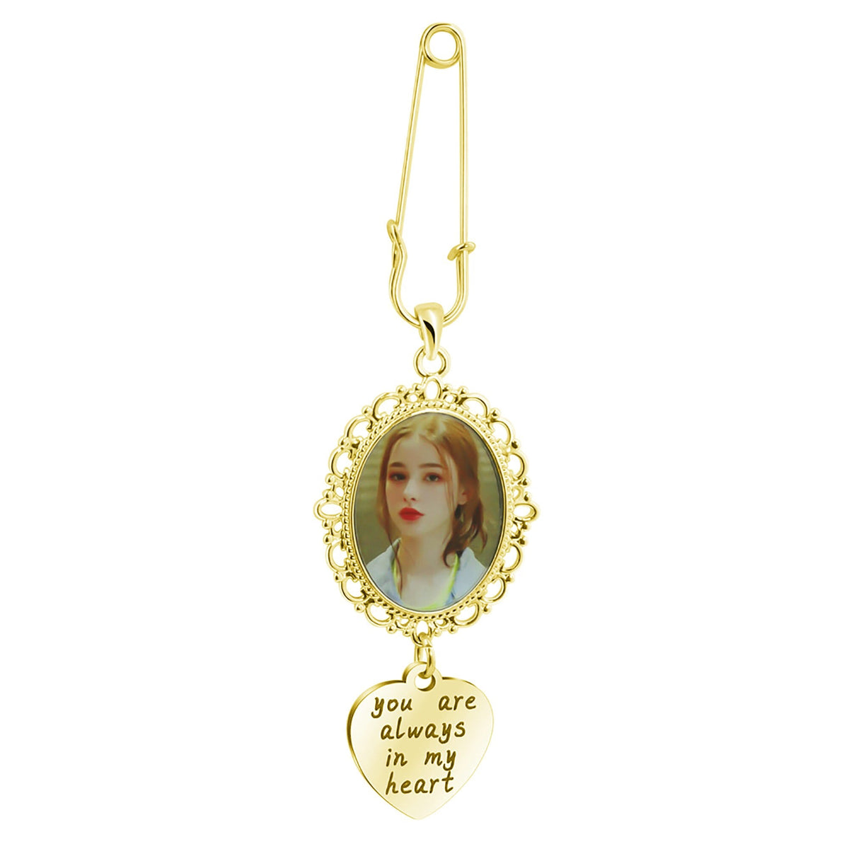 Customizable Photo Brooches Non-Reflective Fixing Clothes Lapel Pins Jewelry - MERGE.DAY.1.FREESTYLE