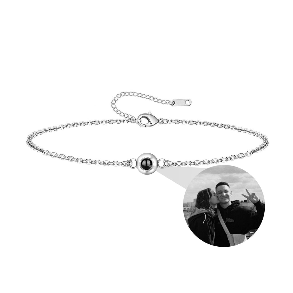 Customizable Photo Titanium Steel Woven Bracelet is About Color Projection Photos - MERGE.DAY.1.FREESTYLE
