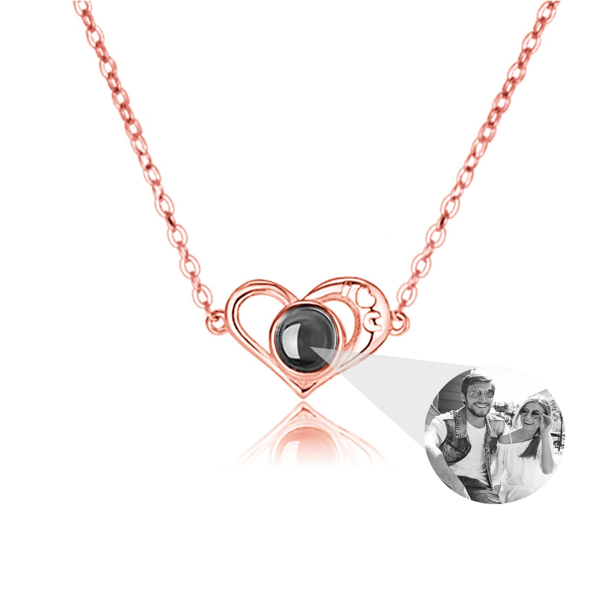 Love projection necklace with customizable photos memory of love Valentin - MERGE.DAY.1.FREESTYLE