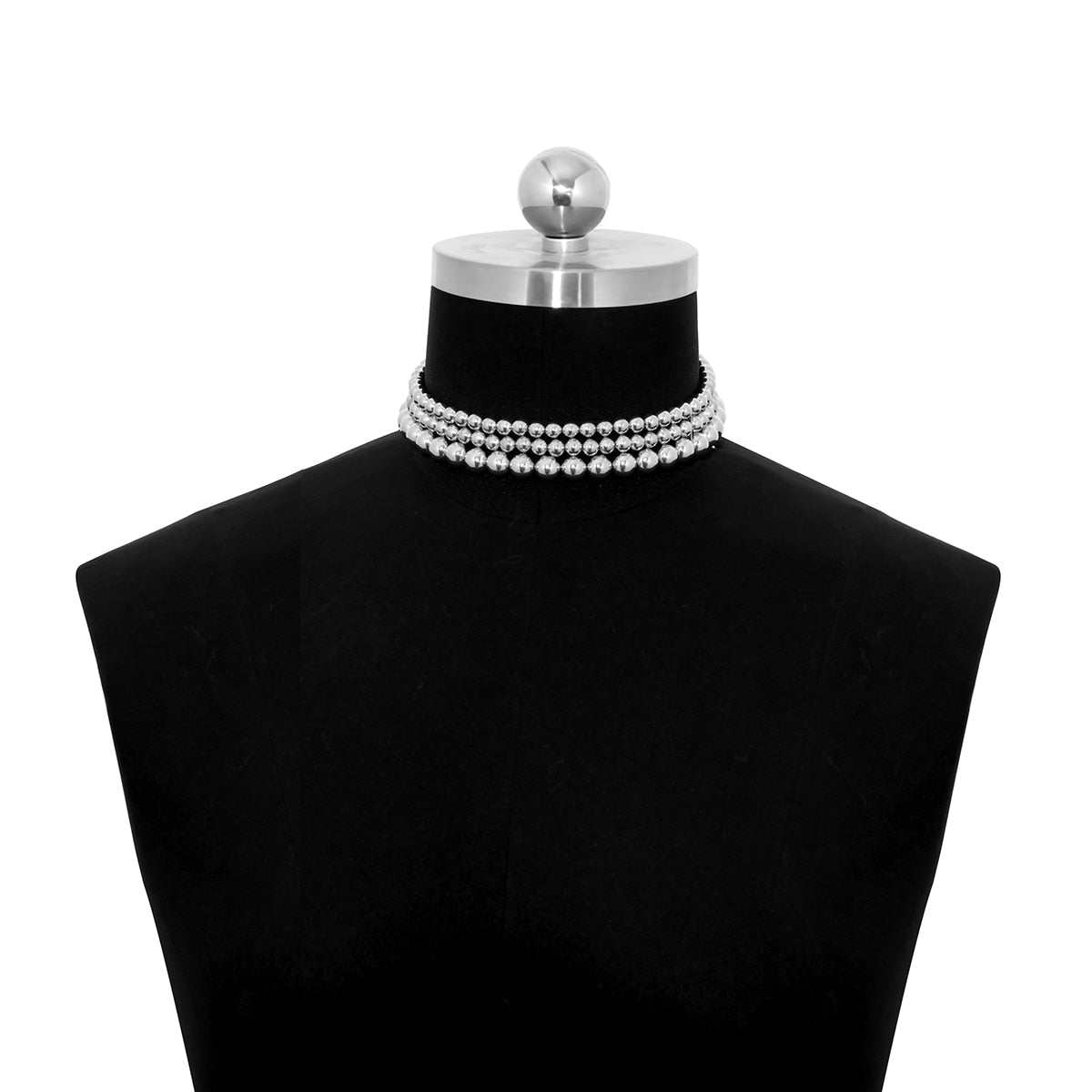 CCB Material Exaggerated Big Choker Necklace Collar for Women Hiphop Chunky Chain Necklace - MERGE.DAY.1.FREESTYLE