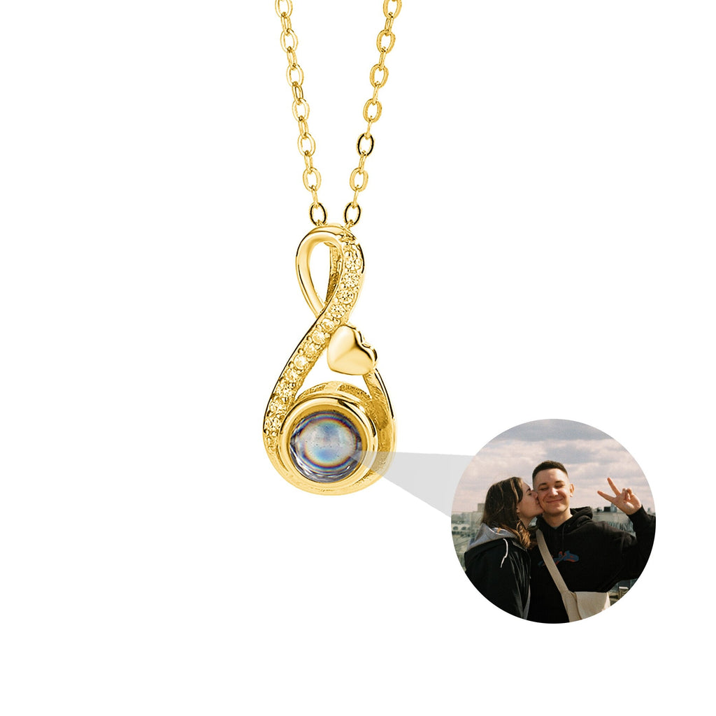 Projection necklace For Customized Photos Romantic Love Memory Wedding Necklace for Women - MERGE.DAY.1.FREESTYLE