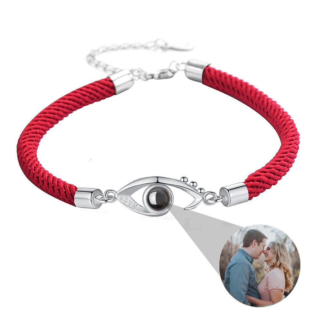 Customizable Photo EyesCircle Photo Bracelet Personalized Custom Photo Couple Bracelet - MERGE.DAY.1.FREESTYLE