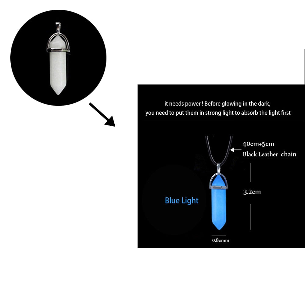 Luminous Dragon Necklace Glowing Night Fluorescence Silver Plated Glow In The Dark Necklace - MERGE.DAY.1.FREESTYLE