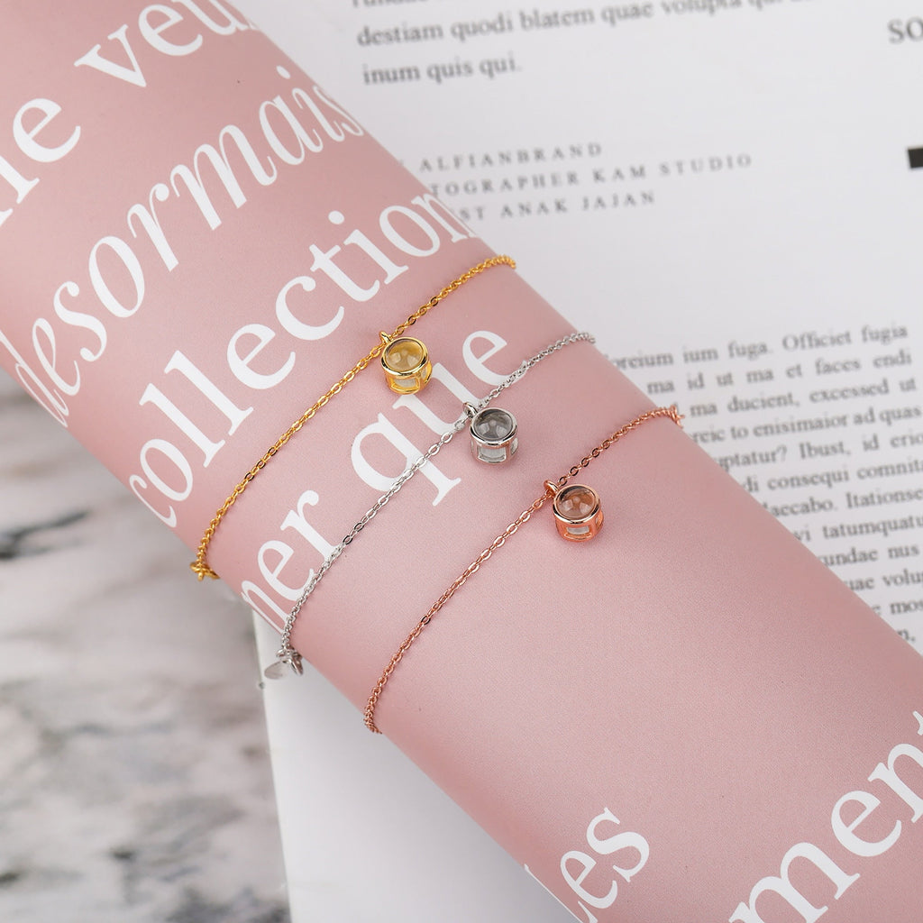 Custom Personalized Photo 100 Languages I Love You Projection Bracelet - MERGE.DAY.1.FREESTYLE