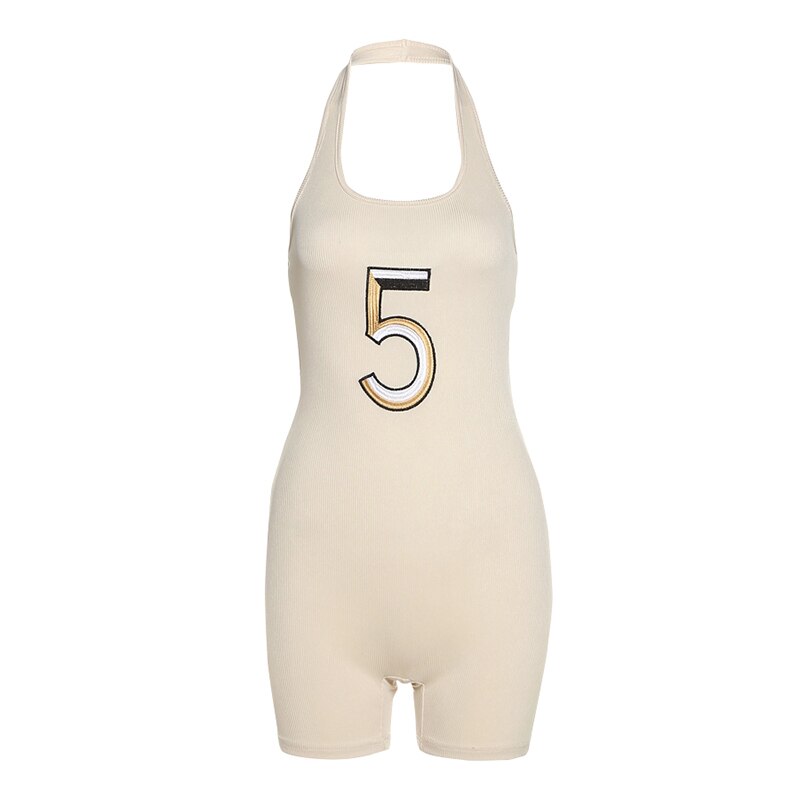 Women Tracksuit Print Figure Playsuit Summer New 2022 New Casual Skinny Stretch Knit Sleeveless - MERGE.DAY.1.FREESTYLE