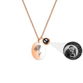 Customized projection necklace for birthday flowers and photos - MERGE.DAY.1.FREESTYLE