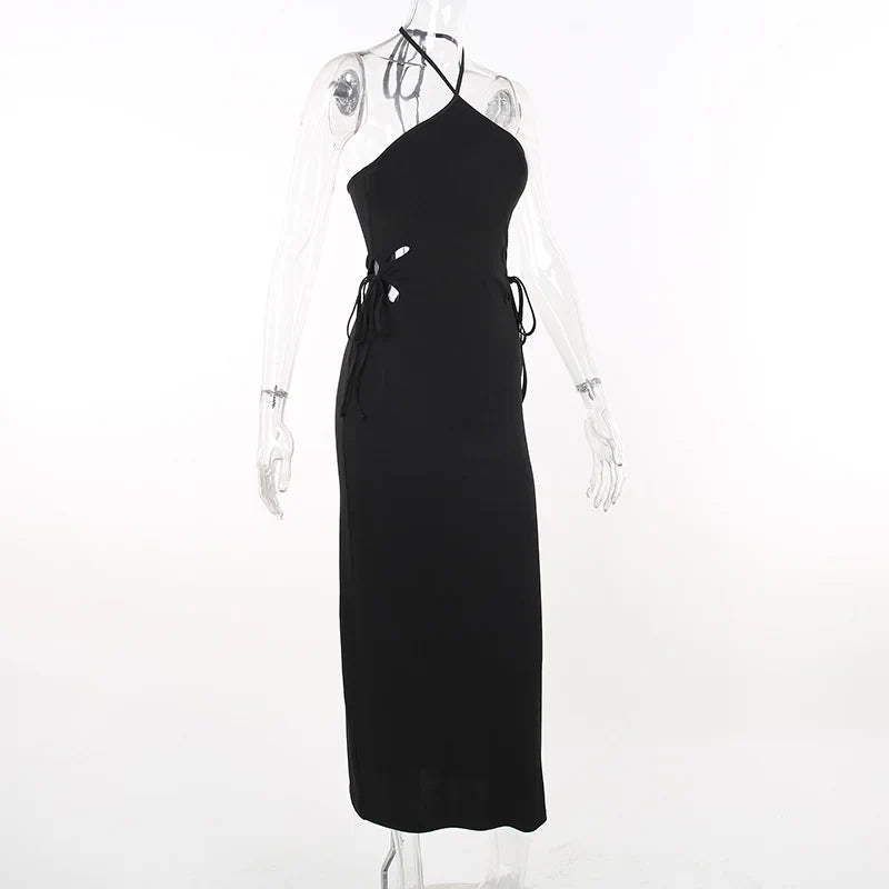 Knitted Long Sleeve Slim Mini Fairycore Slash Neck Dress - MERGE.DAY.1.FREESTYLE