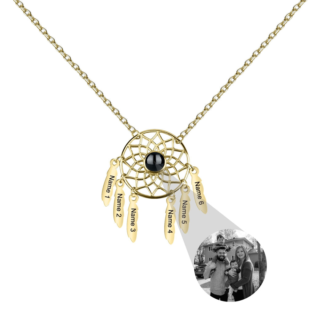 Customized Photo Dream catcher Projection Pendant Necklace - MERGE.DAY.1.FREESTYLE