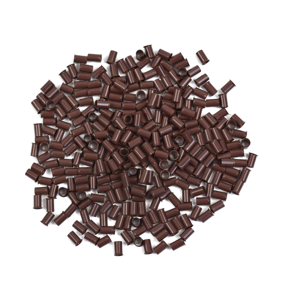 1000 Pcs Micro Ring Links Beads 3.4*6mm 3 Colors Flare Euro Lock Copper Tubes for I Tip Hair Extension Tools - MERGE.DAY.1.FREESTYLE