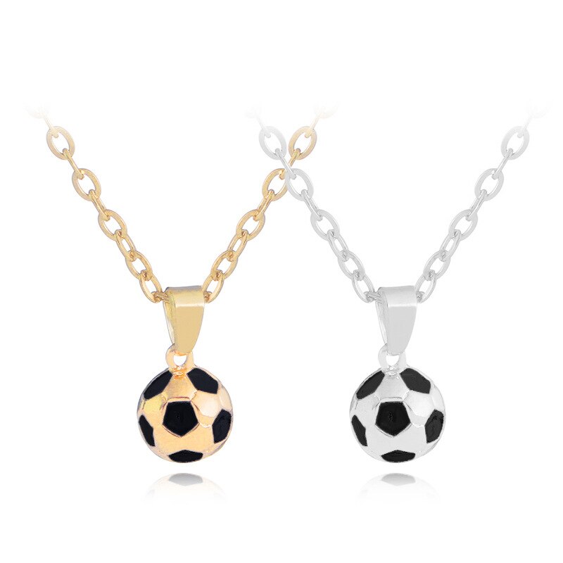 Football Link Chain Soccer Charm Necklace Pendant Gold Color Sport Ball Jewelry - MERGE.DAY.1.FREESTYLE