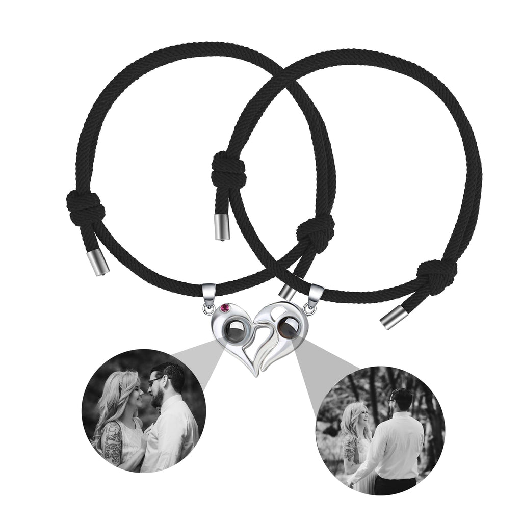 Customizable photo Projection Couple Bracelet Simple Projection Shake Bracelet - MERGE.DAY.1.FREESTYLE
