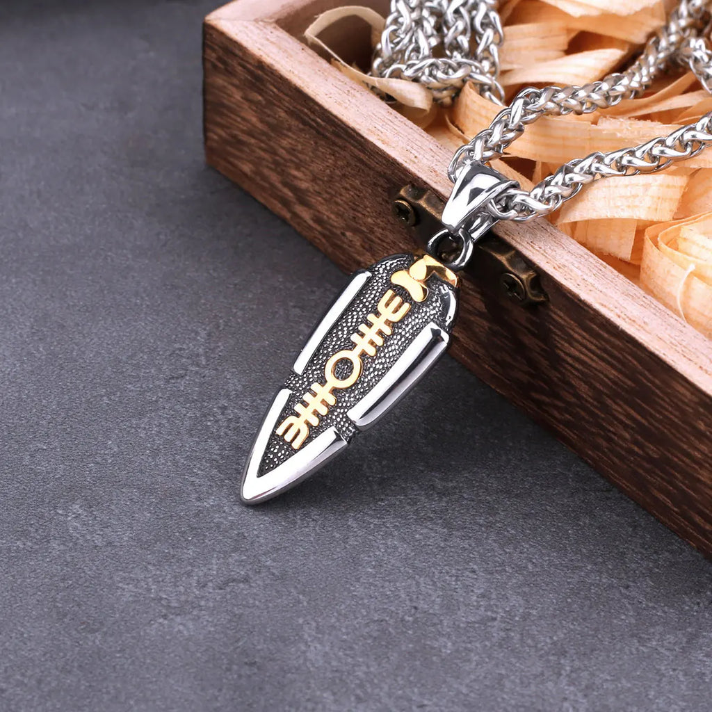 Spear Odin Valknut Gungnir Pendant Necklace - MERGE.DAY.1.FREESTYLE