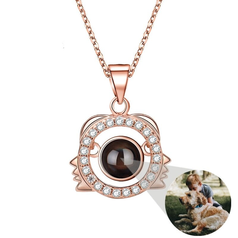 Photo Projection Necklace 12 Constellation Patterns Pendant Necklace - MERGE.DAY.1.FREESTYLE