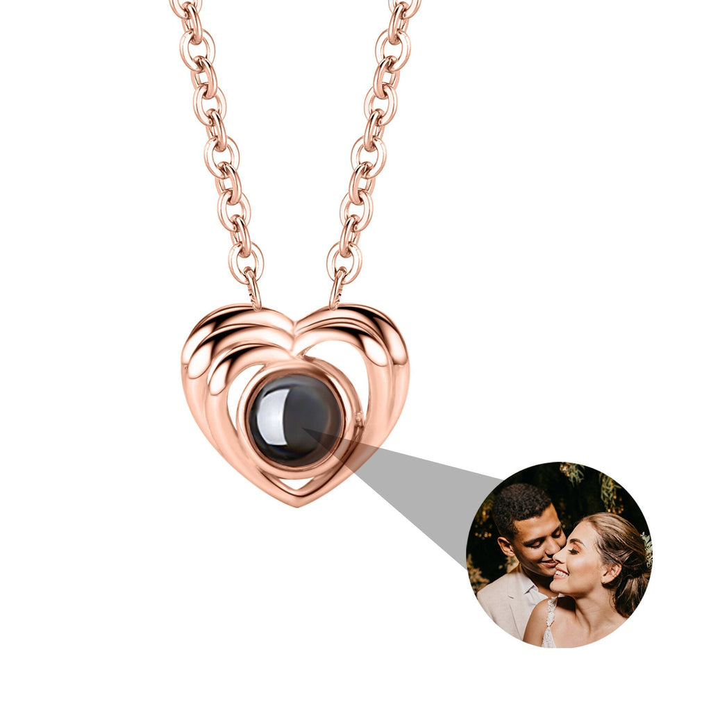 Customized photo necklace Projection Necklace Pendant For Lover Girlfriend - MERGE.DAY.1.FREESTYLE