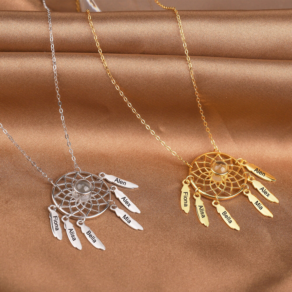 Customized Photo Dream catcher Projection Pendant Necklace - MERGE.DAY.1.FREESTYLE