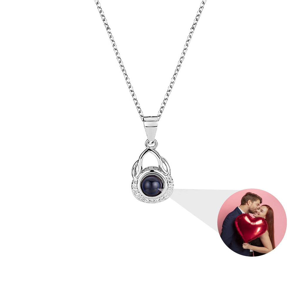 Valentine's Day Gift Photo Custom Projection Necklace Simple Shaped Projection Necklace - MERGE.DAY.1.FREESTYLE