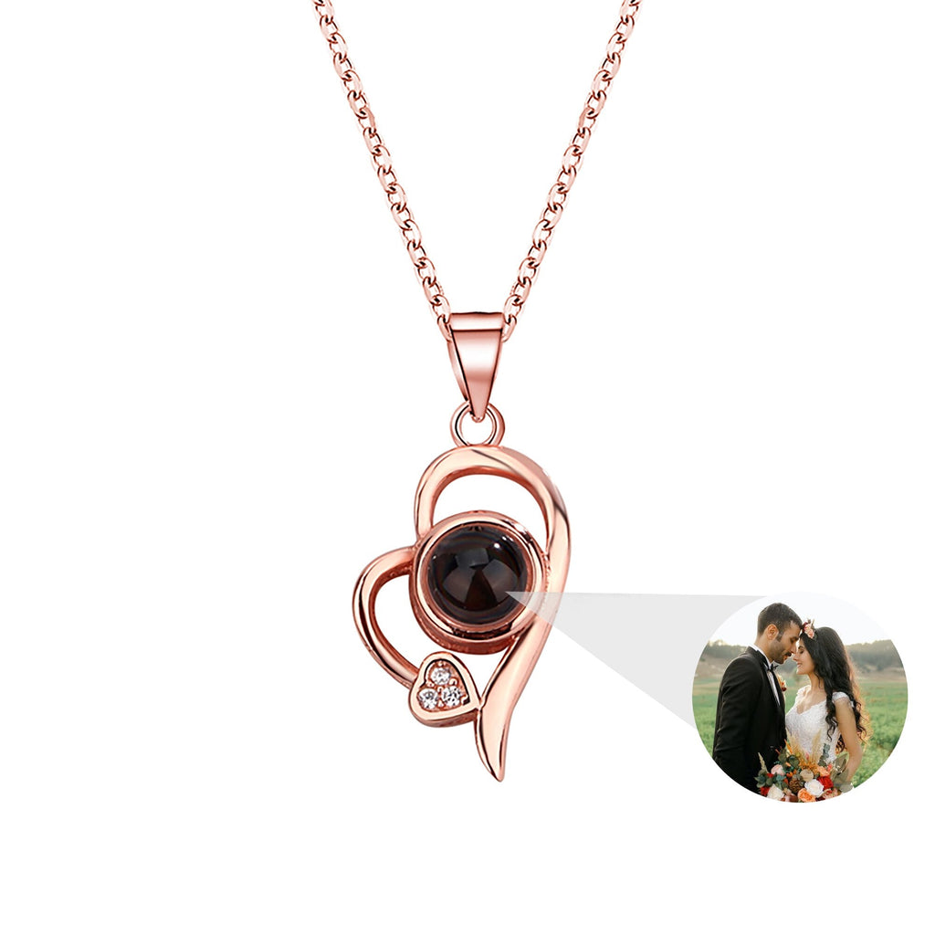 Customized photo projection necklace Couple Romantic Cute Accessories - MERGE.DAY.1.FREESTYLE