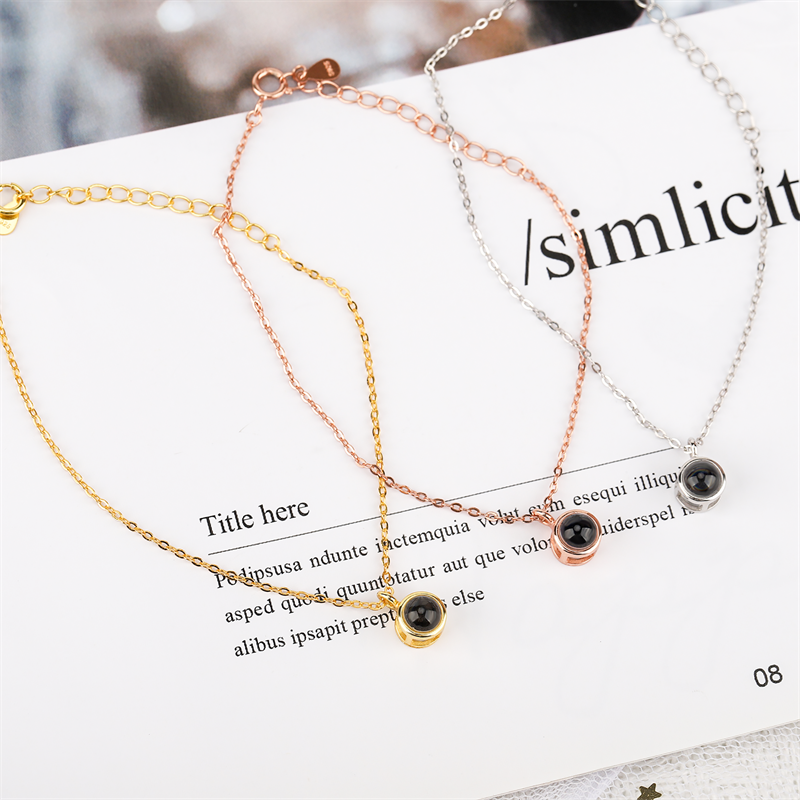 Custom Personalized Photo 100 Languages I Love You Projection Bracelet - MERGE.DAY.1.FREESTYLE