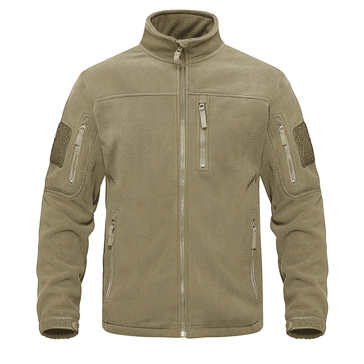 Full Zip Up Tactical Army Fleece Jacket Military Thermal Warm Outwear Windbreaker - MERGE.DAY.1.FREESTYLE