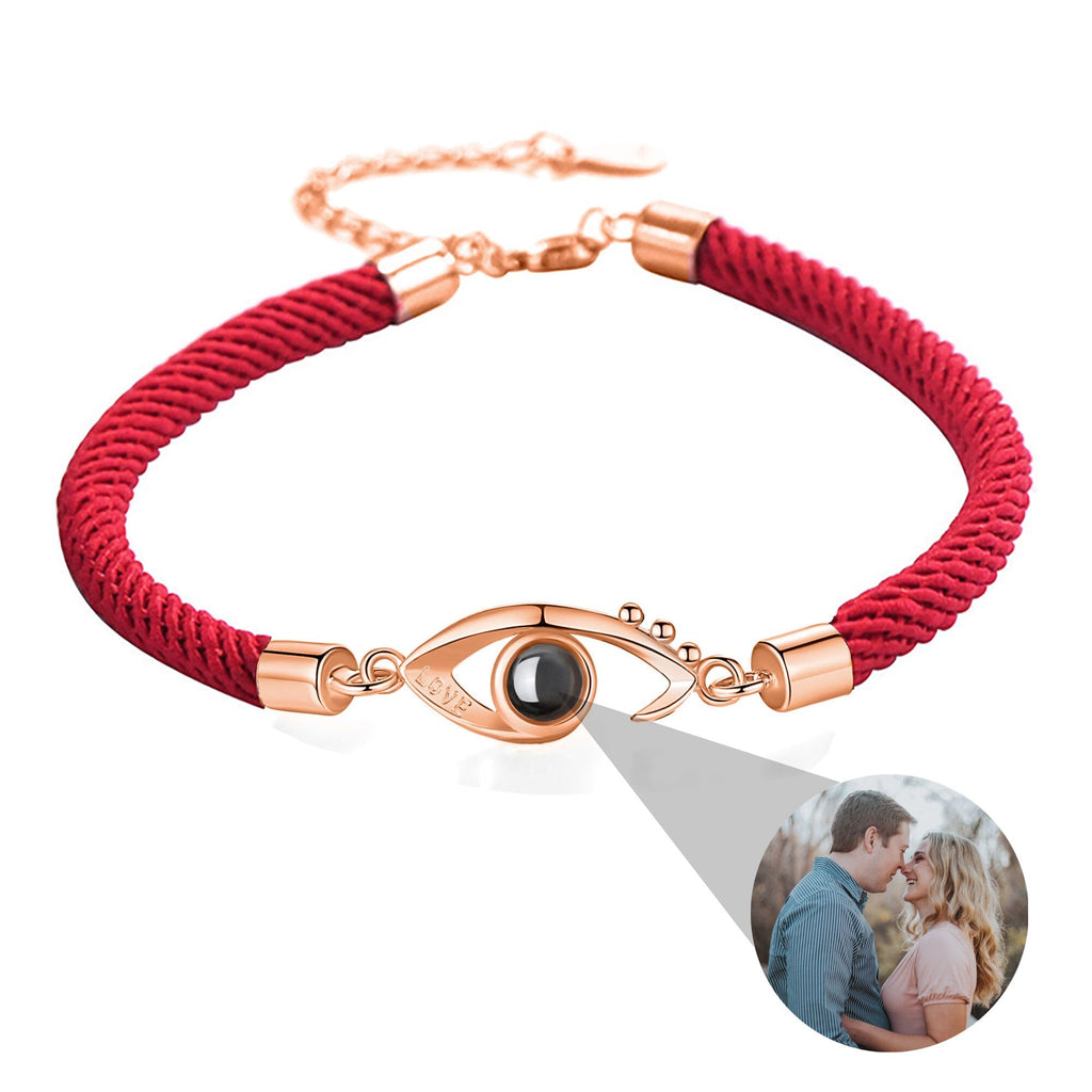 Customizable Photo EyesCircle Photo Bracelet Personalized Custom Photo Couple Bracelet - MERGE.DAY.1.FREESTYLE
