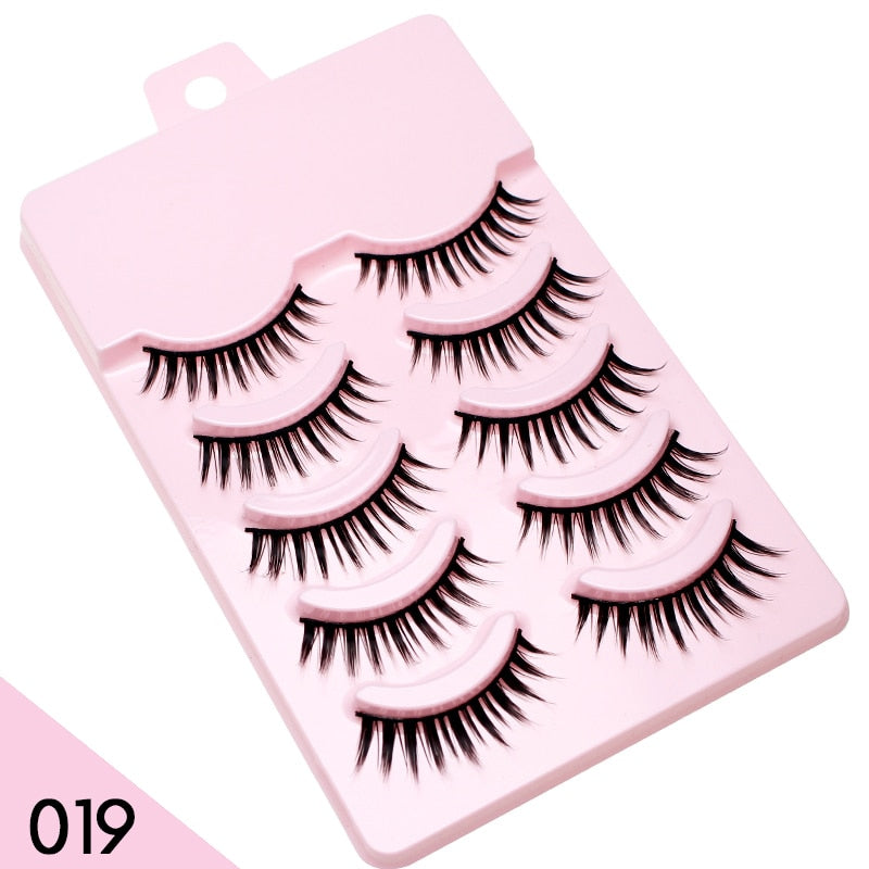 Manga Lashes Soft Natural Eyelashes Thick False Eyelashes - MERGE.DAY.1.FREESTYLE
