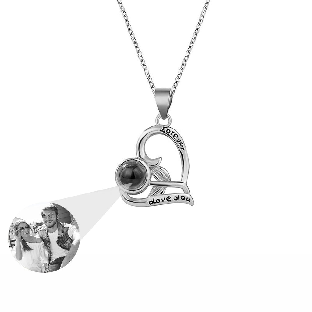 Flowers that can be customized for photos Projection Necklace Pendant Jewelry - MERGE.DAY.1.FREESTYLE