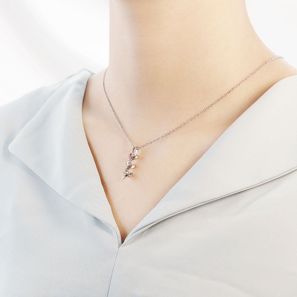 Customizable Birthstone Pendant Necklace For Women Choker Mom Birthday Jewelry - MERGE.DAY.1.FREESTYLE