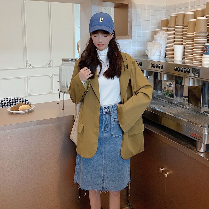 Spring Summer High Waist Denim Skirts Women Casual A-line Zipper Jeans - MERGE.DAY.1.FREESTYLE
