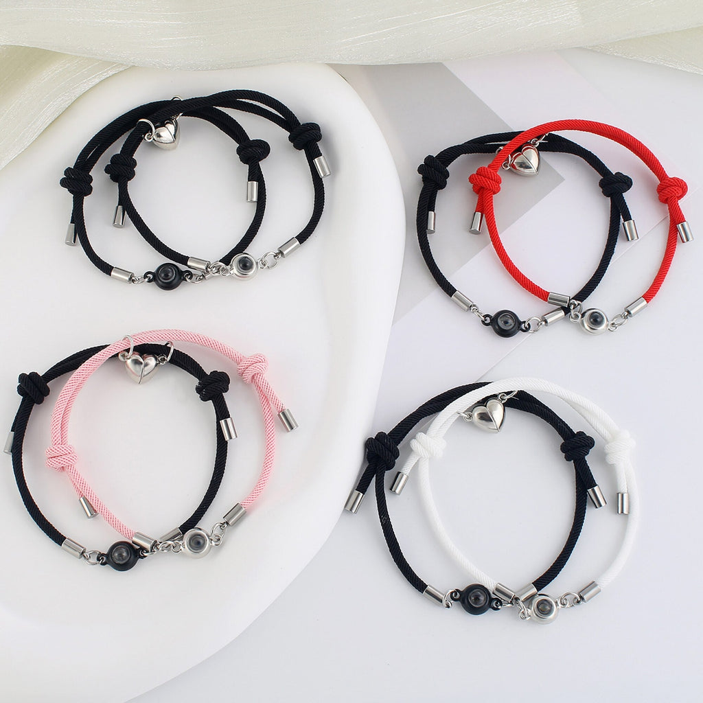 Custom Projection Braided Bracelet Personalized Photo Bracelet Custom Jewelry - MERGE.DAY.1.FREESTYLE