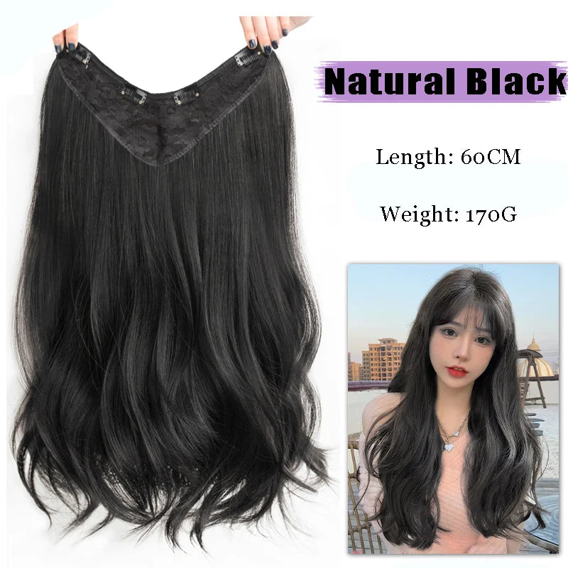 AOSI Part Synthetic Clip In Hair Extension Long Thick Curly Natural Blonde Flase Hair Hairpieces For Women Heat Resistant - MERGE.DAY.1.FREESTYLE