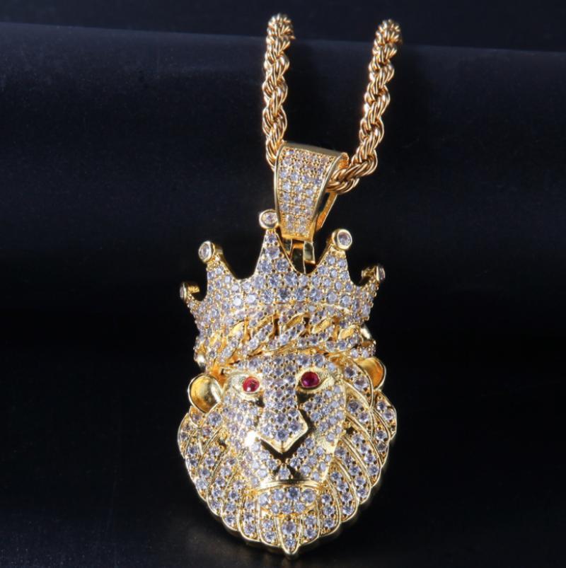 Hip Hop Fierce Shark Inlaid Zircon Pendant Charm Trend Necklace - MERGE.DAY.1.FREESTYLE