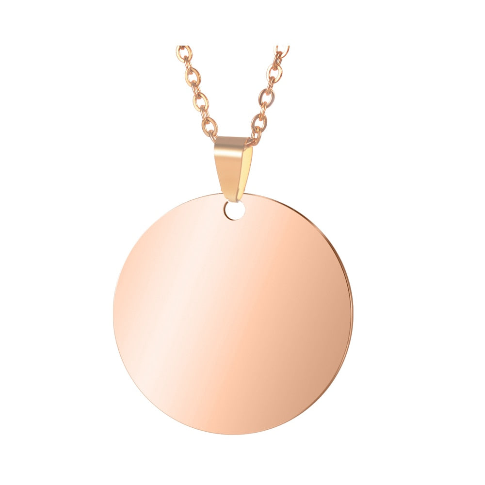 Custom Engraved Picture Photos Name Love Necklace for Women Heart Pendant - MERGE.DAY.1.FREESTYLE
