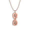 Personalized MOM Name Necklace Rotate Double Layer Pendant Best Gifts - MERGE.DAY.1.FREESTYLE