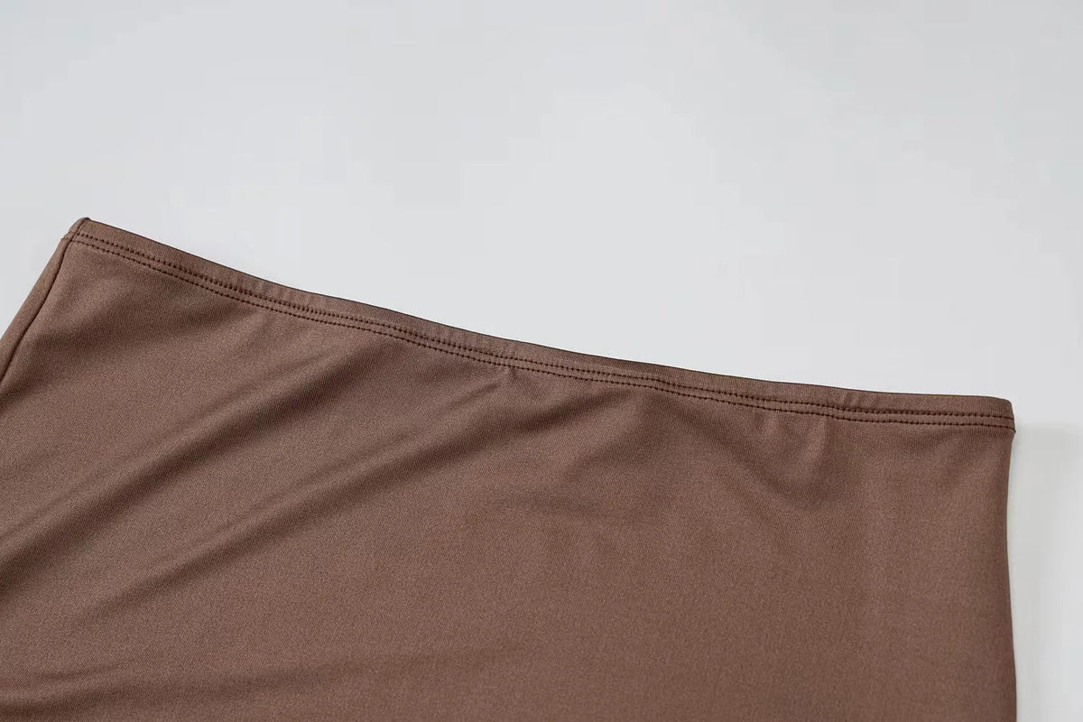 Long Skirt Sets Strapless Tube Top Bodycon Two Piece Outfit Summer Clothing - MERGE.DAY.1.FREESTYLE