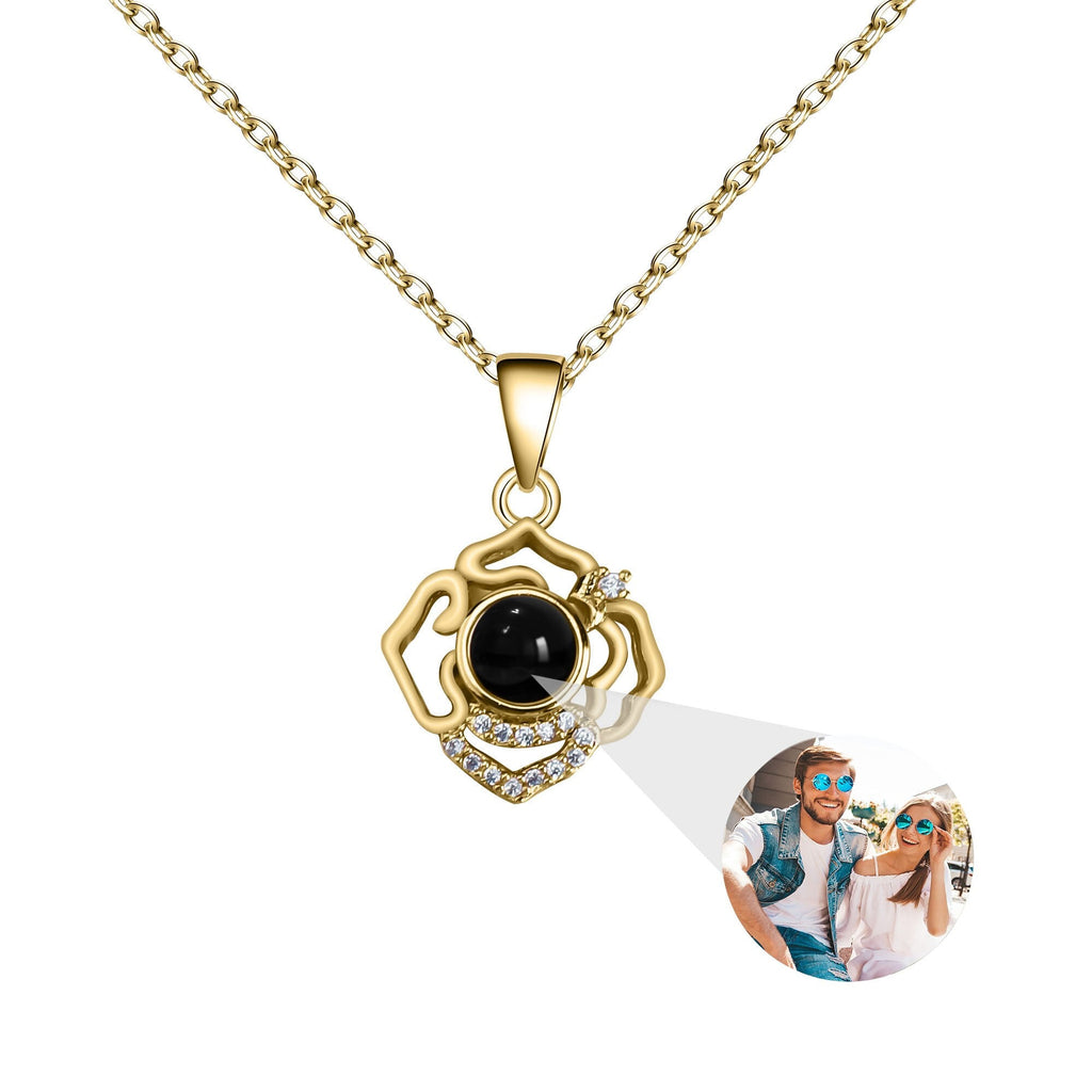 Petals for customized photos Necklace Wedding Romantic Memory Projection Necklace - MERGE.DAY.1.FREESTYLE