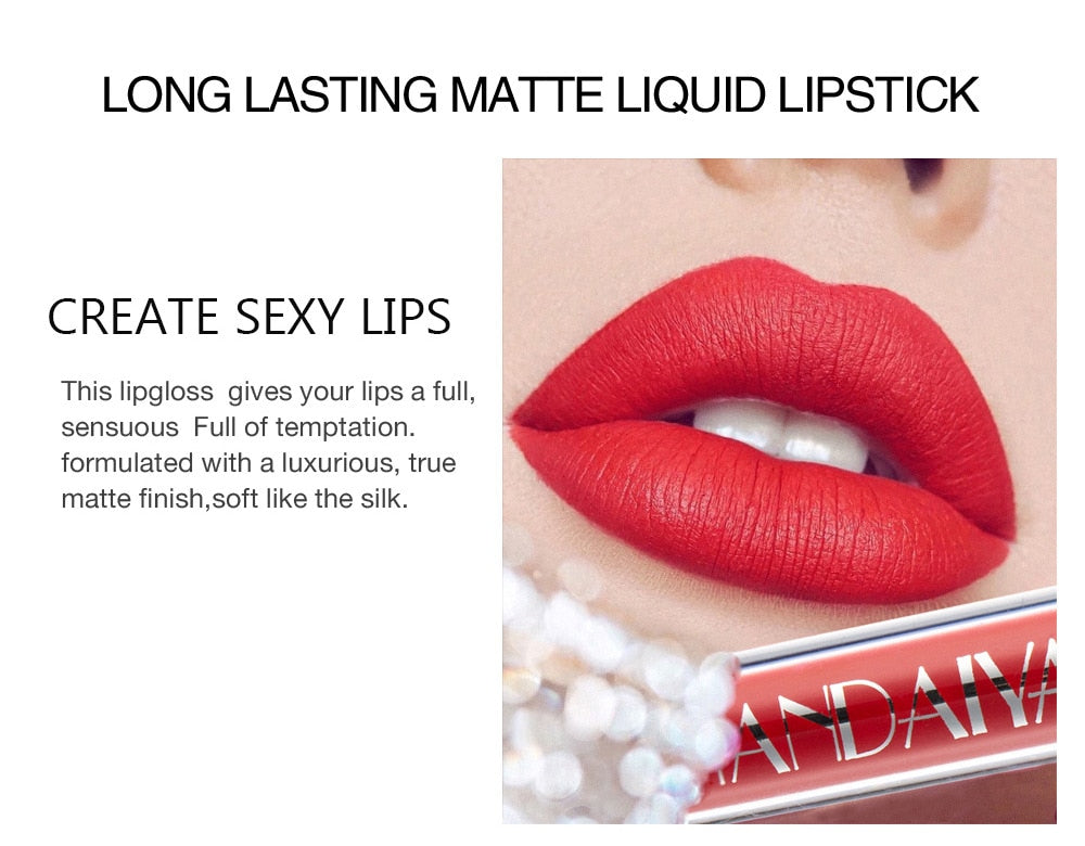 Liquid Lipstick Set Ultra Matte Velvet Waterproof Long Lasting Lip Glosses Nude Makeup Cosmetic Kit - MERGE.DAY.1.FREESTYLE
