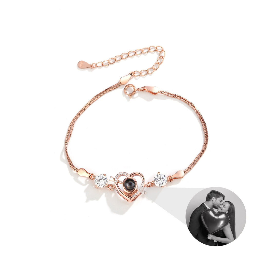 Customized photo Cupid love projection bracelet Personalized Memorial Bracelets - MERGE.DAY.1.FREESTYLE
