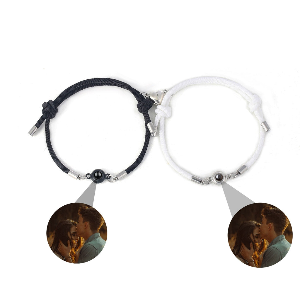 Custom Projection Braided Bracelet Personalized Photo Bracelet Custom Jewelry - MERGE.DAY.1.FREESTYLE